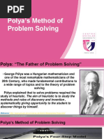 Polya's Method of Problem Solving