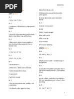 Brainy 8 Short Tests Answer Key | PDF