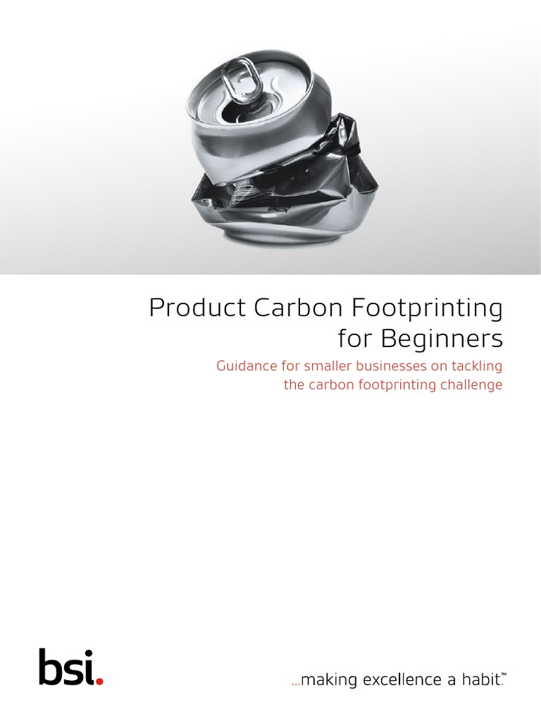 Calculating Product Carbon Footprint | PDF | Carbon Footprint | Life ...