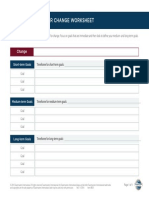 8029 Prepare for Change Worksheet