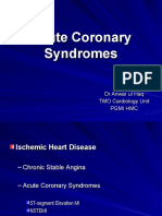 Acute Coronary Syndrome by DR Anwar Ul Haq