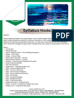 Syllabus Node JS