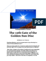 Archangel Metatron Channel 12th Gate of the Golden Sun Disc