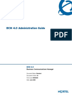 BCM 4.0 Administration Guide: Return To Menu