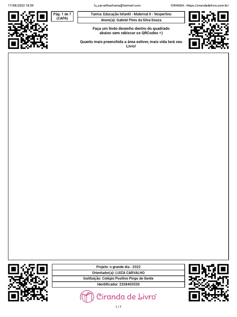 Desenho Criativo para Educação Infantil | PDF