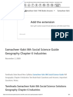 Samacheer Kalvi 8th Social Science Guide Geography Chapter 6 Industries - Samacheer Kalvi