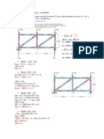 Tarea Cálculo Desplazamiento en Armadura