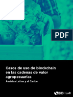 Casos de Uso de Blockchain en Las Cadenas de Valor Agropecuarias America Latina y El Caribe