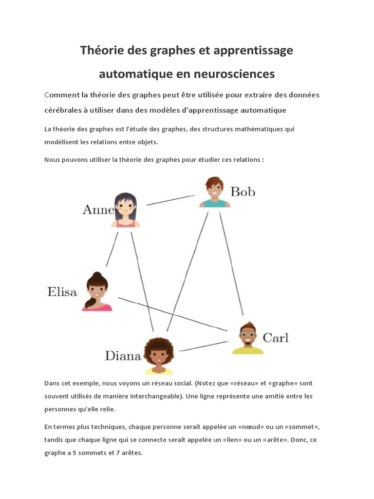 Graphes et apprentissage en neurosciences | PDF | Imagerie par ...