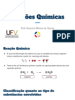 Reações Químicas: Tipos e Classificação em