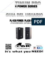 Bafles Potenciados GBR PL 1030 Power 830 Power