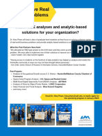 Analytics Capstone Flyer