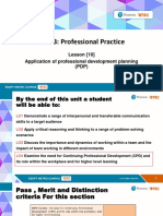 Week 10 - Application - of - Professional - Development - Planning - (PDP)