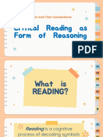 Q2 - Topic3 - Critical Reading As Form of Reasoning