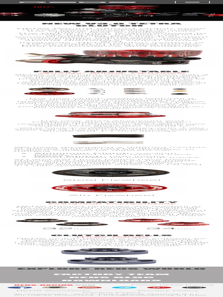 REDS Racing Tetra Clutch System 2 PDF