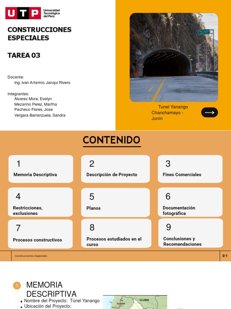 Proyecto Túnel Yanango en Junín | PDF | Túnel | Sectores Economicos