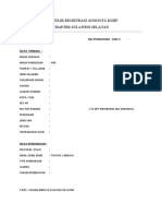 Formulir Registrasi Anggota Kigif