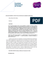 Lideranca e Gestao de Pessoas Como Diferenciais Nas Organizacoes Reflexoes Sobre A Eficacia Das Ferramentas