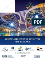 Sustainable Finance Initiatives For Thailand