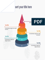 3d Staged Circle Pyramid Diagram