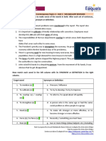 Contemporary Topics Unit 3 - VOCABULARY REVISION (1) Yta