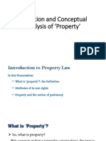Definition and Conceptual Analysis of Property