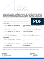 Pengumuman Kalender Akademik Mahasiswa Periode I Tahun Akademik 2022-2023