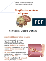 Complicaţii Intracraniene Otogene