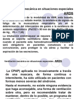 Ventilación Mecánica en Situaciones Especiales