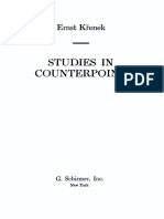 Krenek - Studies in Counterpoint Based on the Twelve-Tone Technique (1939)