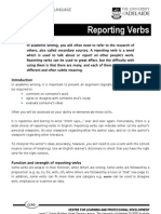 Reporting Verbs