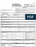 MEMBER’S CHANGE OF INFORMATION FORM (MCIF) INSTRUCTIONS