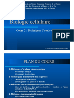 Cours 2 - Techniques Détude Des Cellules