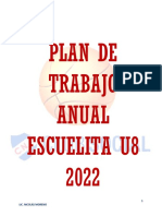 Plan de Trabajo Anual Escuelita 2022