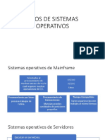 Tipos de Sistemas Operativos