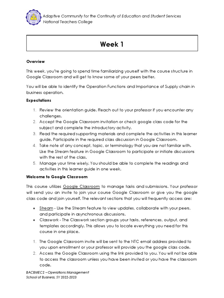 Google Classroom Orientation Guide | PDF | Cognition | Communication