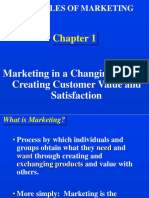 Principles of Marketing: Marketing in A Changing World: Creating Customer Value and Satisfaction