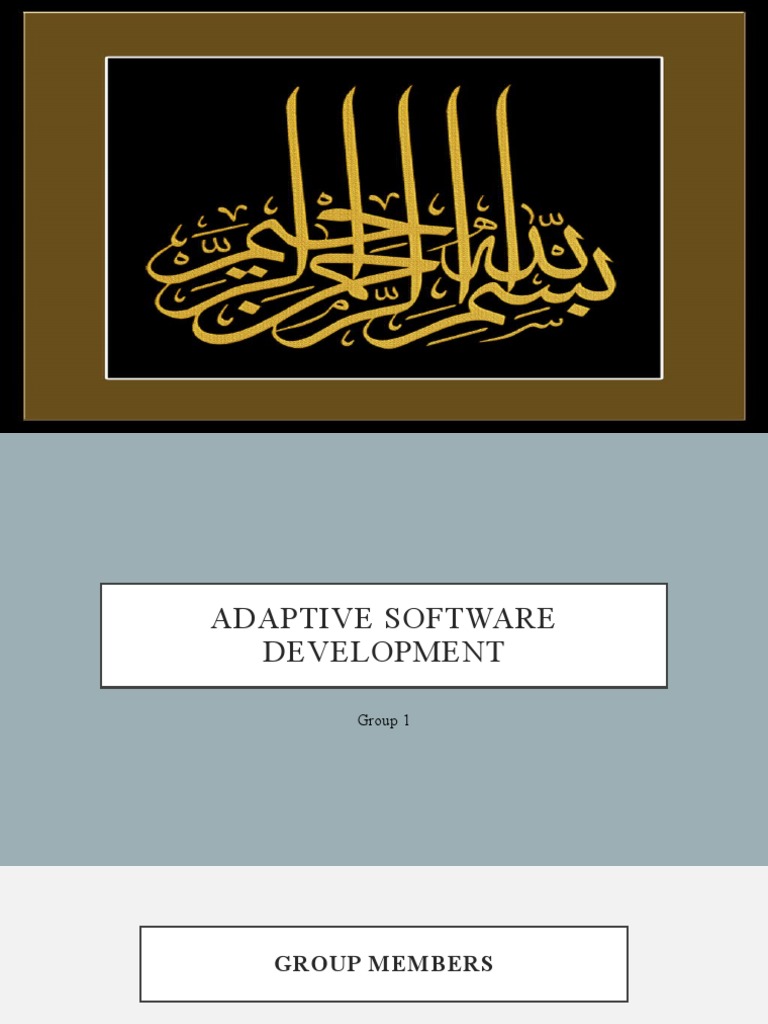 Adaptive Software Development. PDF Scrum (Software Development