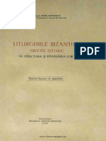 Vintilescu, Pr. Petre - Liturghiile Bizantine - Privite Istoric in Structura si Rânduiala Lor