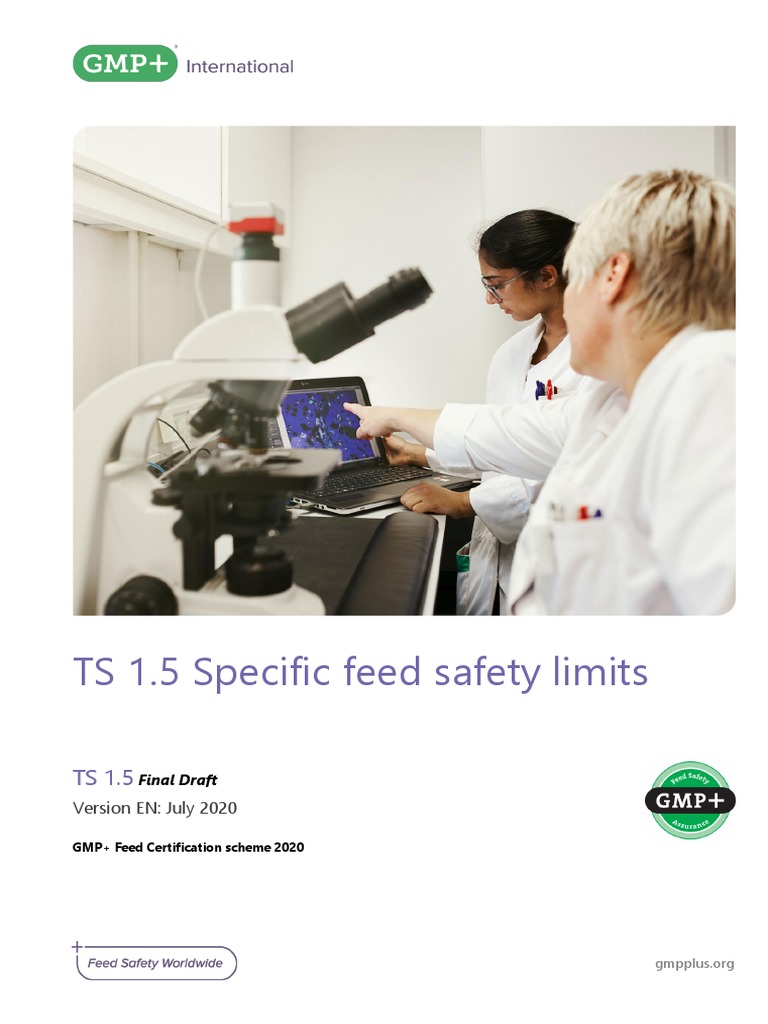 Ts 1 5 Specific Feed Safety Limits PDF Magnesium Animal Feed