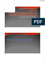CH 4 P1 CE 241 TN Engg 1 Chapter 4 Construction Maintenance and Railways in Metropolitan Cities (Fall 2022)
