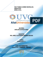 Ejercicio N°1 - Analisis Estructural - Eduardo Tomas - E00000347244