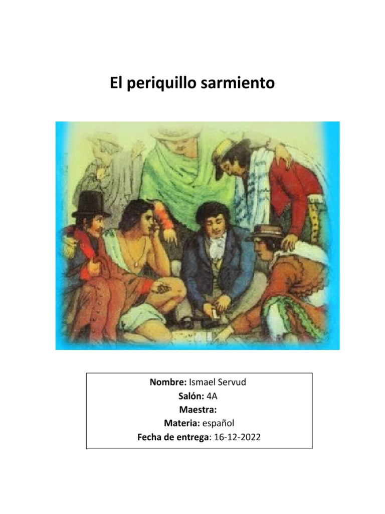 El Periquillo Sarmiento | PDF