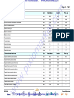 Especificificaciones Tecnicas