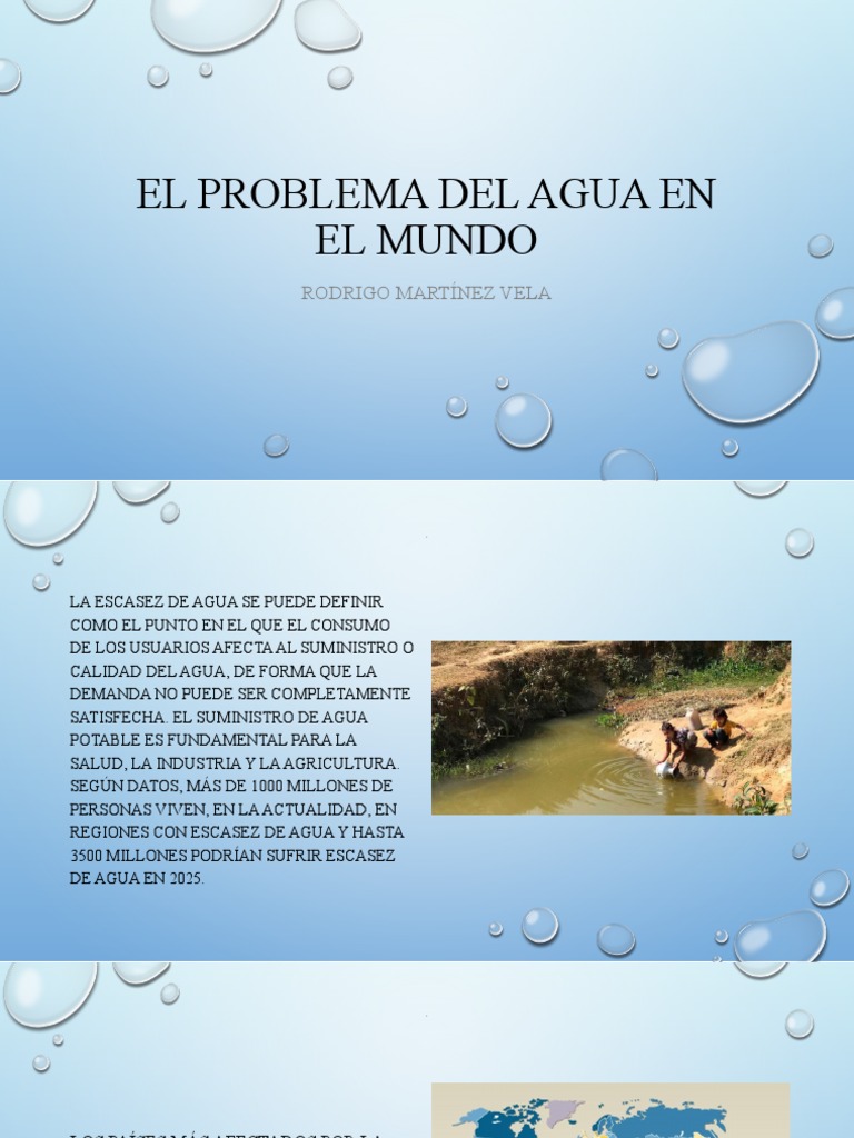 Escasez de Agua: Causas y Consecuencias | PDF | Agua | Escasez de agua