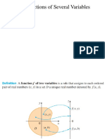 14.1 Functions of Several Variables