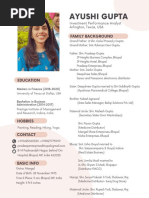 Ayushi Gupta Biodata