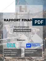 Rapport Financier: Travail Encadré Par