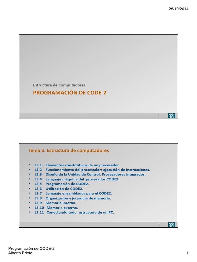 L3 05 lenguaje ensamblador de code 2 pdf programaci n de