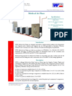 TÜV Rheinland certified medical air plant specifications
